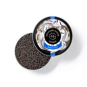 Beluga Caviar certainly has its reputation for being one of the most exclusive caviars in the world. It truly represents the elegance of the caviar experience. Beluga offers astonishing and beautifully complex flavours. Appears medium to large in size and the colours are typically light grey with fascinating marble effects.