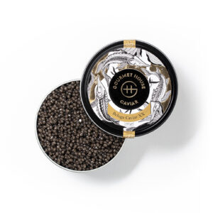 Beluga XX Caviar lingers in the mouth with astounding flavours. The perfect model of distinguished qualities of delicacies amongst all types. Known for its larger grains of light grey eggs, it is a true culinary delight. This is the pinnacle of caviar artistry, and therefore only available in limited quantities at Gourmet House Caviar.