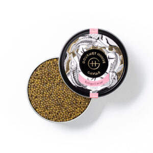 Kaluga Caviar Originally from the Amur river, Kaluga Caviar tastes of the sea with buttery overtones. Its colour varies from medium to light brown with gold highlights and a glossy finish. It is one of our most exclusive selections.