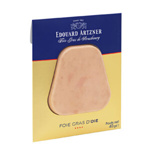 Edouard Artzner House has designed this duo of Foie Gras slices for you. Fine gourmets will appreciate the delicate and refined taste of the goose In order to guarantee exceptional quality, therefore free of all imperfections. It is then seasoned with a subtle blend of 13 spices (salt, pepper, etc.), which will give your Foie Gras a bouquet of fine and light aromas.