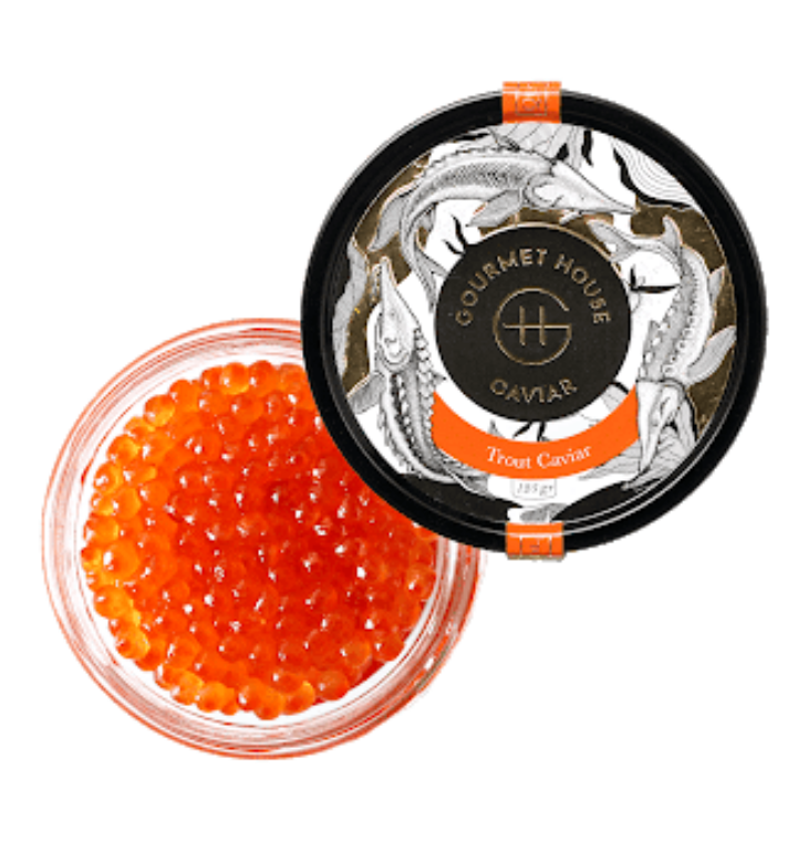 Trout Caviar 100g - Gourmet House Caviar & Deli